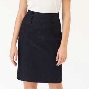 Is byer California Blue Pencil Skirt Knee-Length Work